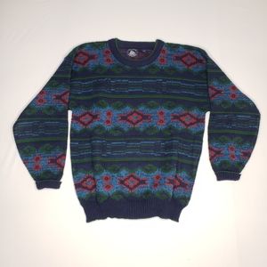 Vintage 80s Cosby Style Ugly Sweater